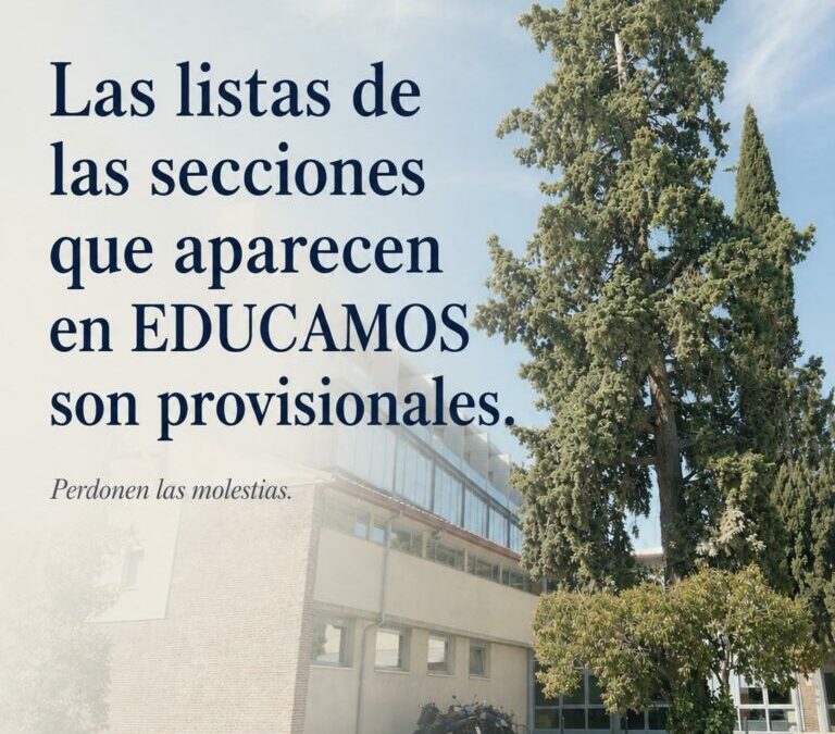 LISTADOS PROVISIONALES
